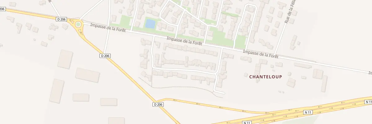 Plan du 15 Rue de Chanteloup à Ferrières