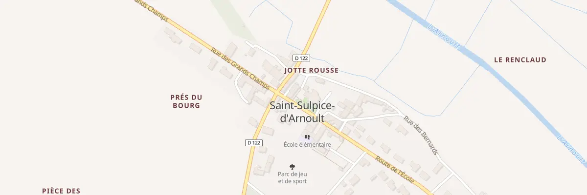 Plan du 4 Rte de l’Ecole à Saint-Sulpice-d’Arnoult