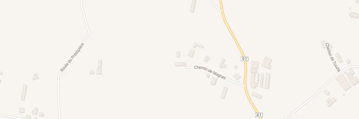 Plan du 180 Che de Magnes à Castelnau-Chalosse