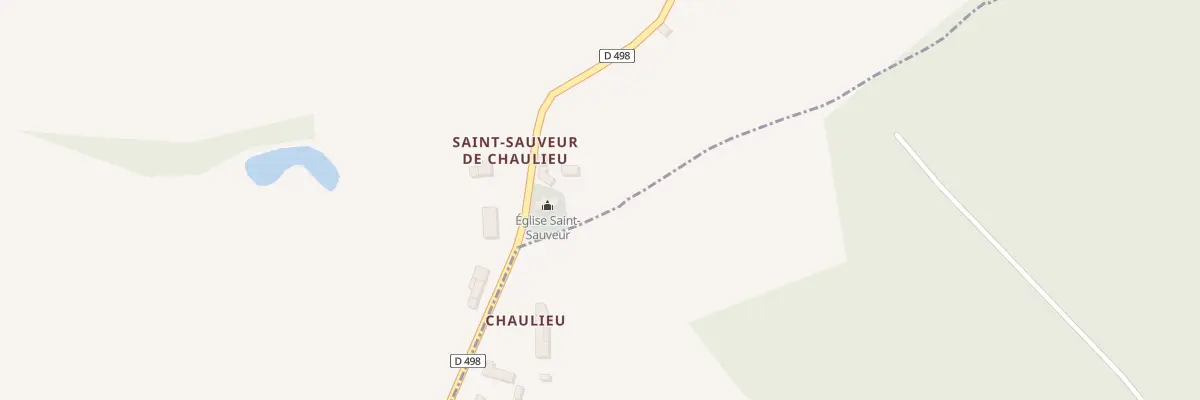 Plan du 2 Le Bourg St-Sauveur Chauli à Chaulieu