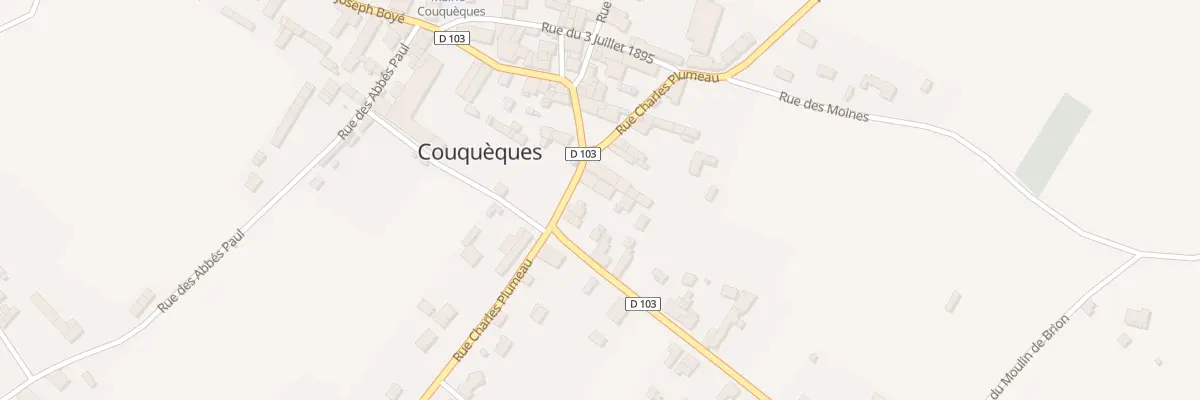 Plan du 22 Rue Charles Plumeau à Couquèques