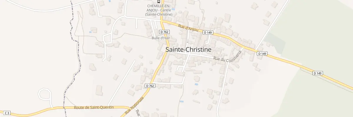 Plan du 2B Rue du Commerce de Ste Christi à Chemillé-en-Anjou