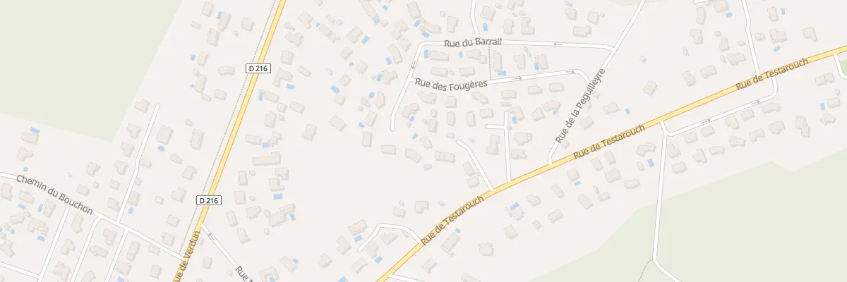 Plan du 21E Rue de Testarouch à Mios