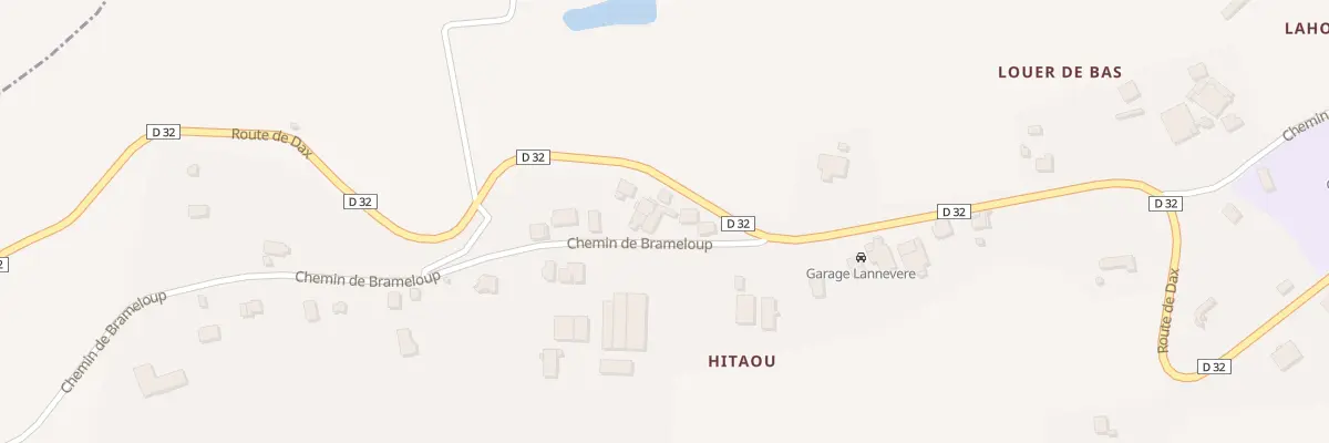 Plan du 86 Che de Brameloup à Montfort-en-Chalosse