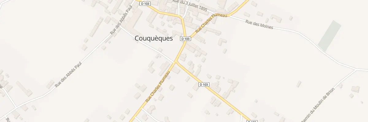 Plan du 2 Rue du Onze Novembre à Couquèques