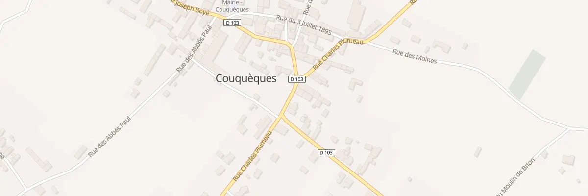 Plan du 20 Rue Charles Plumeau à Couquèques