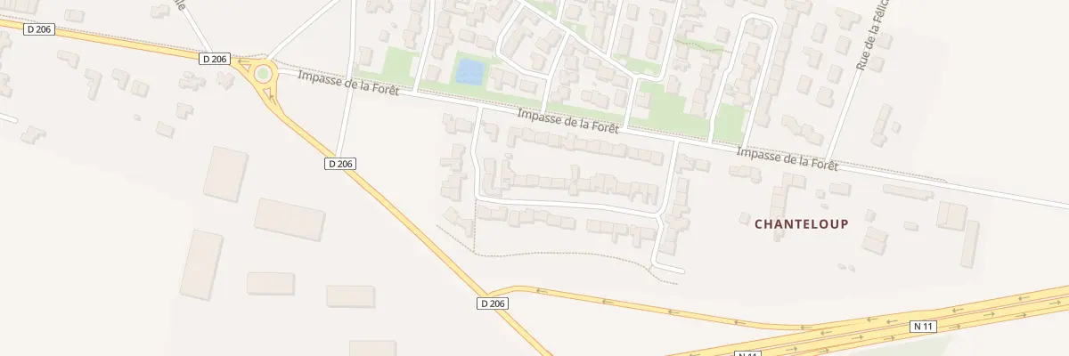 Plan du 9 Rue de Chanteloup à Ferrières