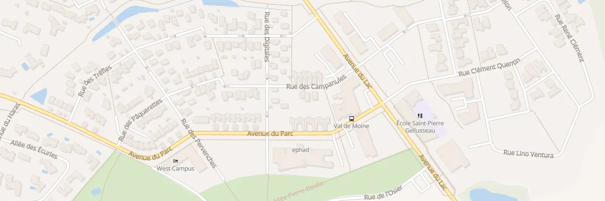 Plan du 7 Rue des Campanules à Cholet