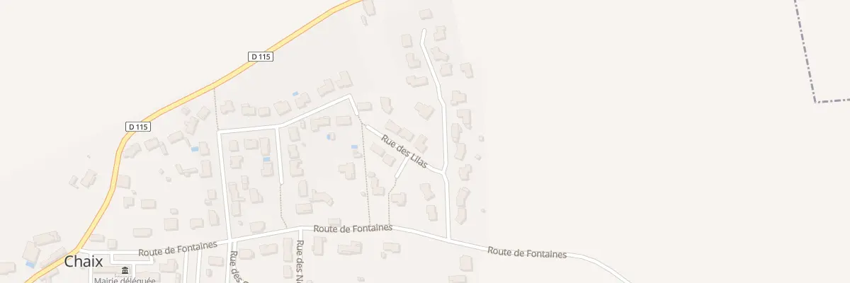 Plan du 16 Rue des lilas à Auchay-sur-Vendée