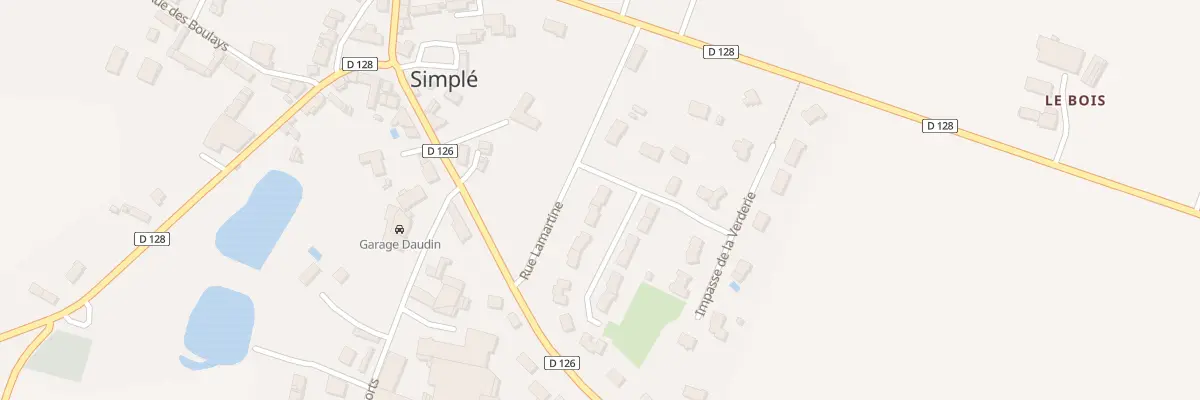 Plan du 4 Rue Lamartine à Simplé