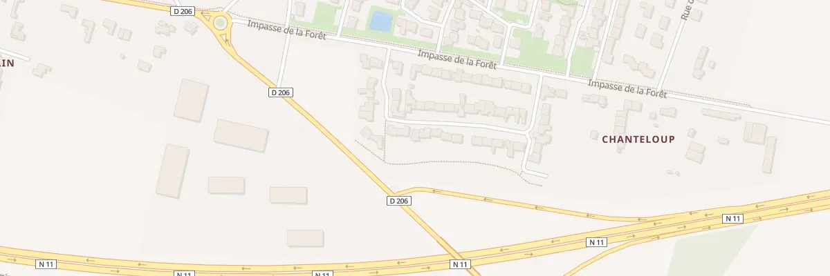 Plan du 18 Rue de Chanteloup à Ferrières