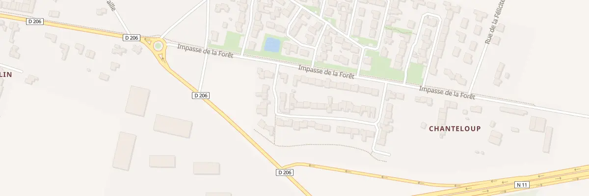 Plan du 5 Rue de Chanteloup à Ferrières