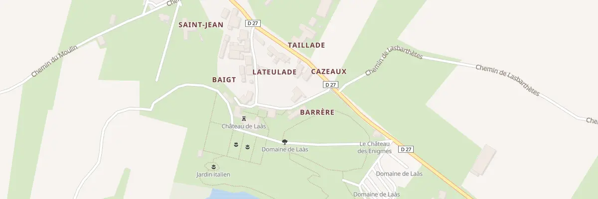 Plan du 5002 Village à Laàs