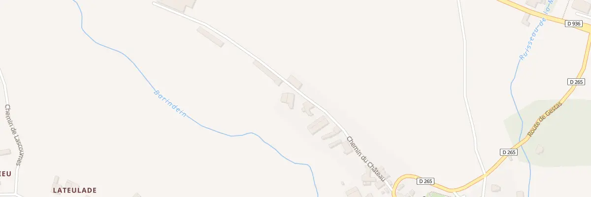 Plan du 11 Che du Château à Montfort