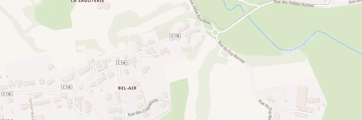 Plan du 9 Rue de bel-air à Longèves
