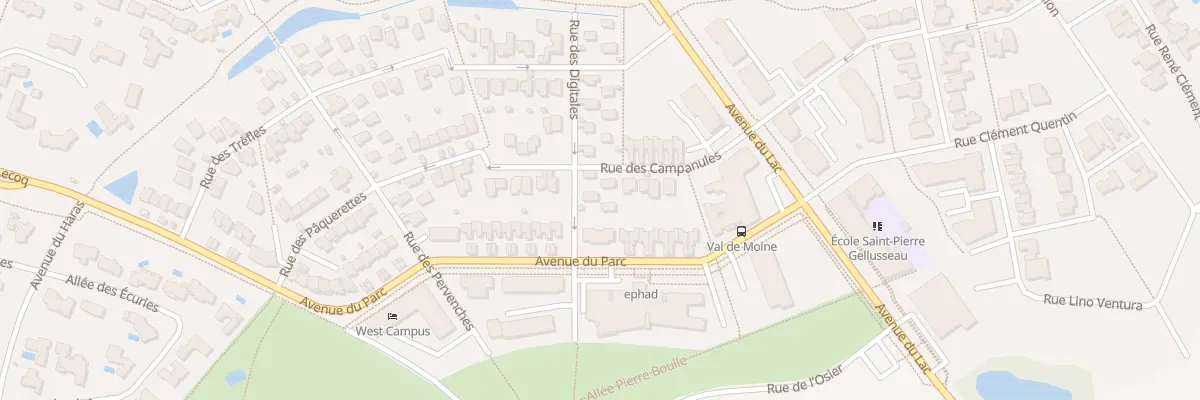 Plan du 6 Rue des Digitales à Cholet
