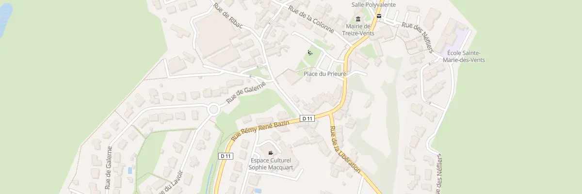 Plan du 4 Rue du calvaire à Treize-Vents