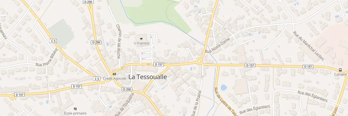 Plan du 29 Rue du Commerce à La Tessoualle