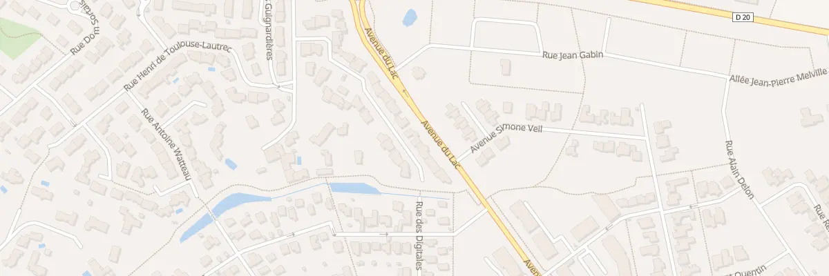 Plan du 21 Rue Marie Laurencin à Cholet