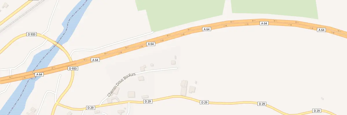 Plan du 265 Che Dous Boulurs à Bérenx