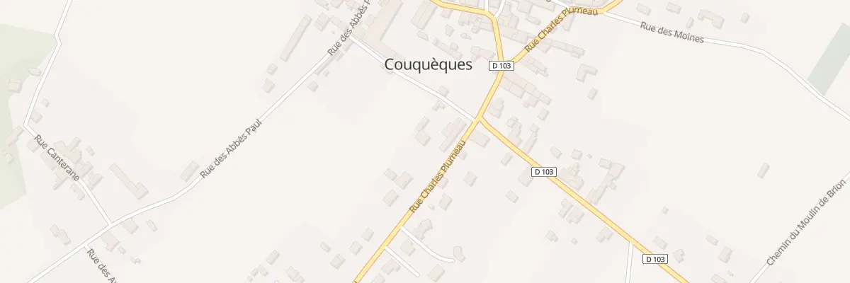 Plan du 55 Le Bourg à Couquèques