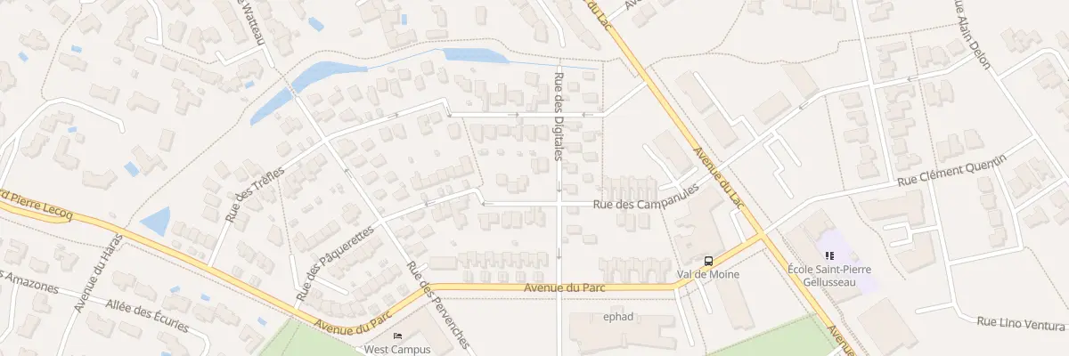 Plan du 4 Rue des Jacinthes à Cholet