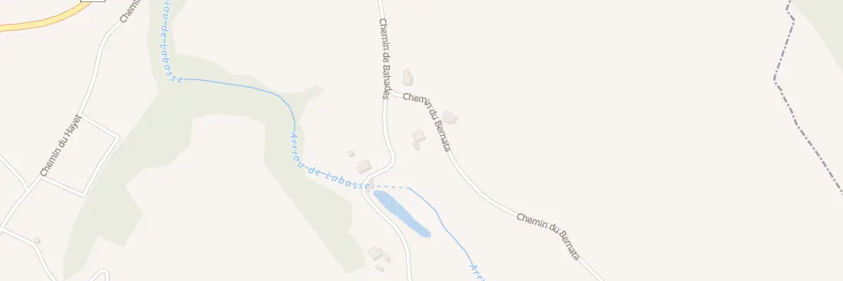 Plan du 100 Che du Bernata à Bérenx