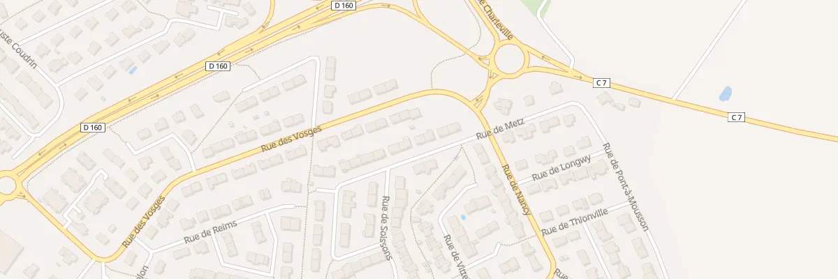 Plan du 14 Rue de Metz à Cholet