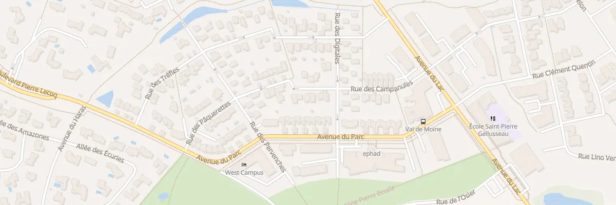 Plan du 7 Rue des Jacinthes à Cholet
