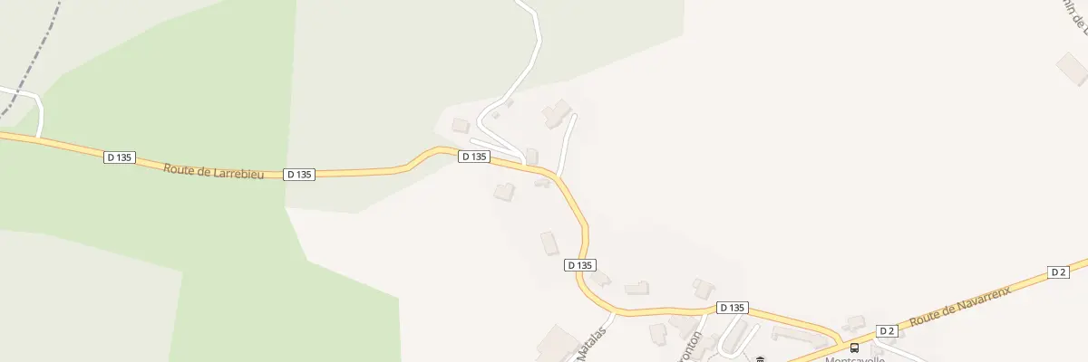 Plan du 395 Rte de Larrebieu à Moncayolle-Larrory-Mendibieu