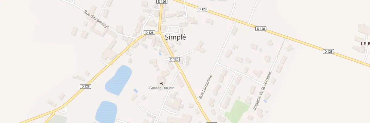 Plan du 3 Rue Bonne Rencontre à Simplé