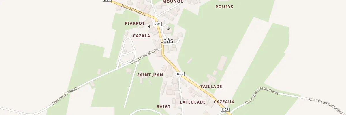 Plan du 5018 Village à Laàs