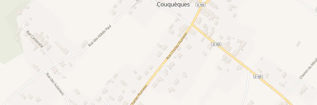 Plan du 23 Rue Charles Plumeau à Couquèques