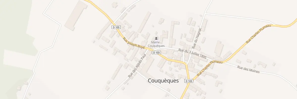 Plan du 4B Rue des Abbes Paul à Couquèques