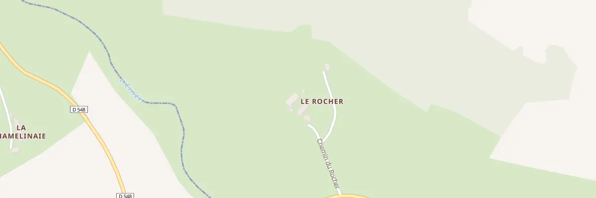 Plan du 100 Chem du Rocher à Saint-Germain-le-Guillaume