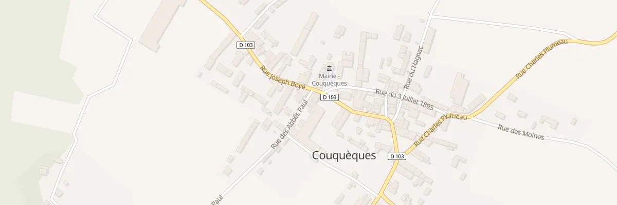 Plan du 4 Rue des Abbes Paul à Couquèques