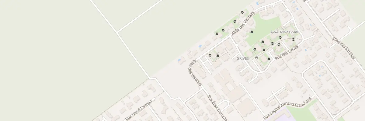 Plan du 2 All des Verdiers à Marcheprime