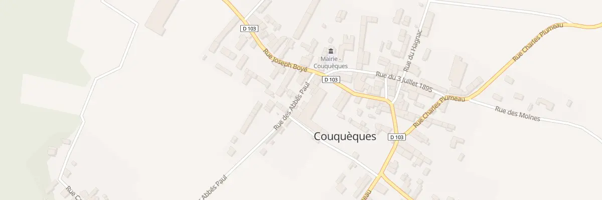 Plan du 6B Rue des Abbes Paul à Couquèques