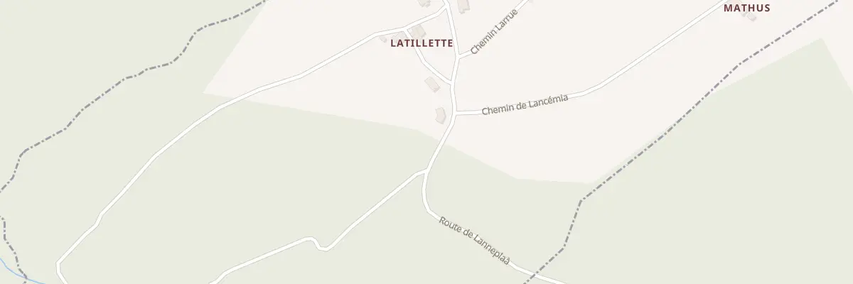 Plan du 81 Rte de Lanneplaa à Salles-Mongiscard
