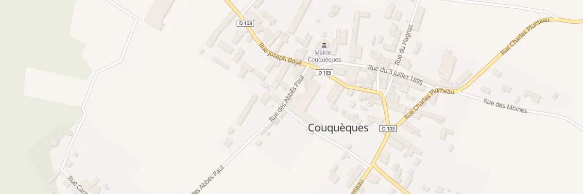 Plan du 8 Rue des Abbes Paul à Couquèques