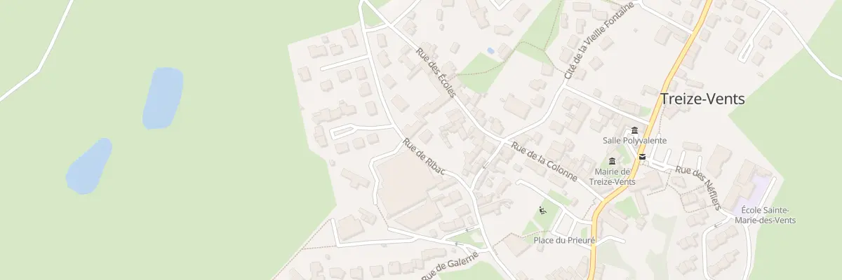 Plan du 4 Rue de ribac à Treize-Vents
