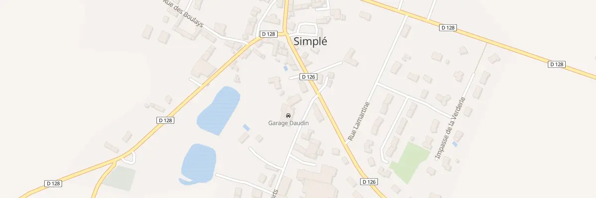 Plan du 2 Rue des Sports à Simplé