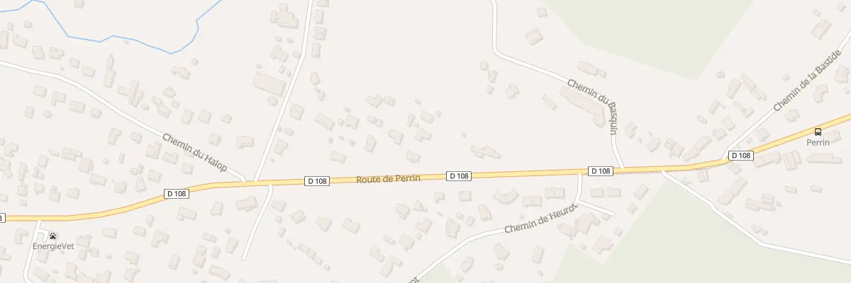 Plan du 34B Rte de Perrin à Salles