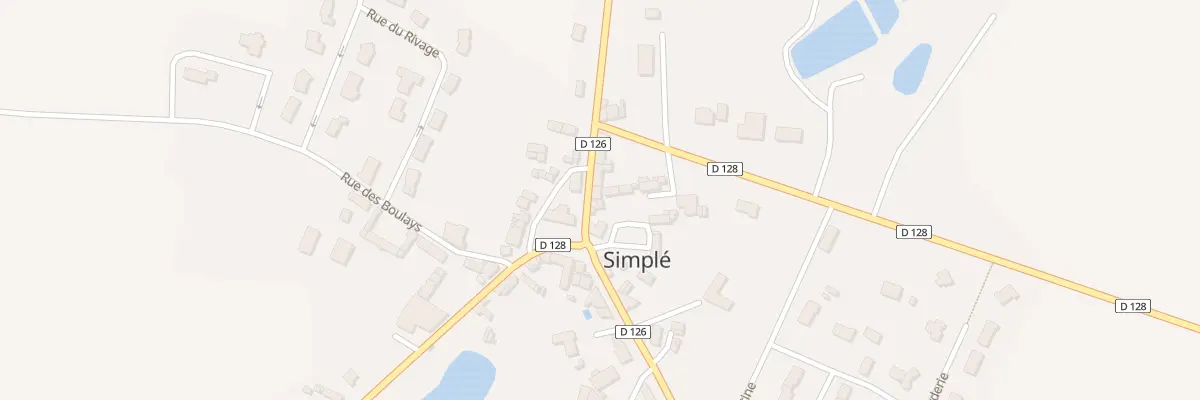 Plan du 2 Rue Saint Gilles à Simplé