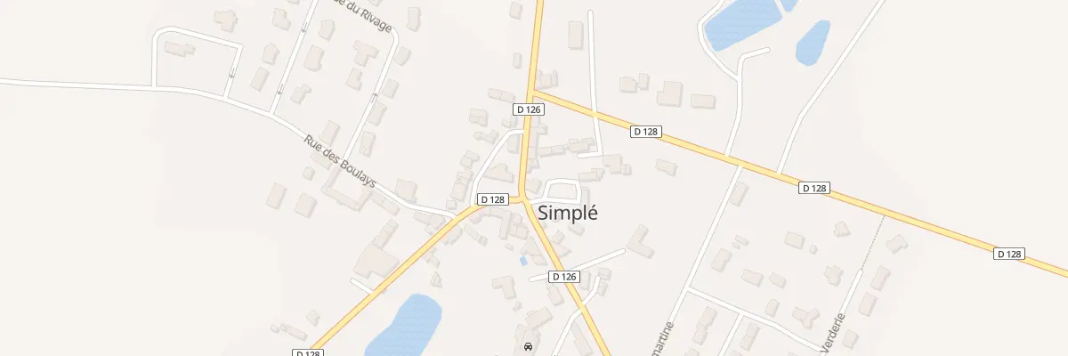 Plan du 3 Pl de la Mairie à Simplé