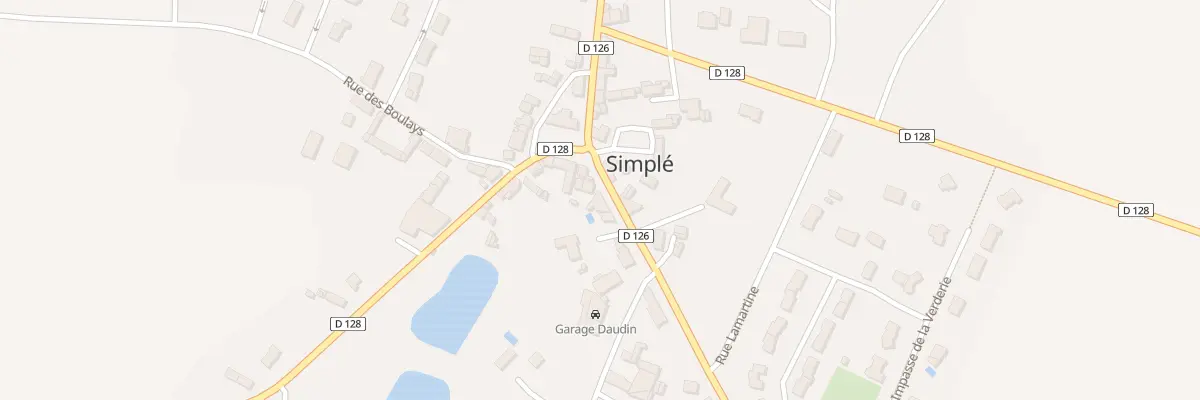 Plan du 4 Rue Bonne Rencontre à Simplé