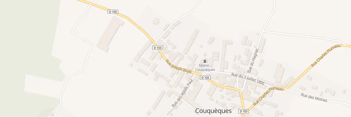 Plan du 19 Rue Joseph Boye à Couquèques