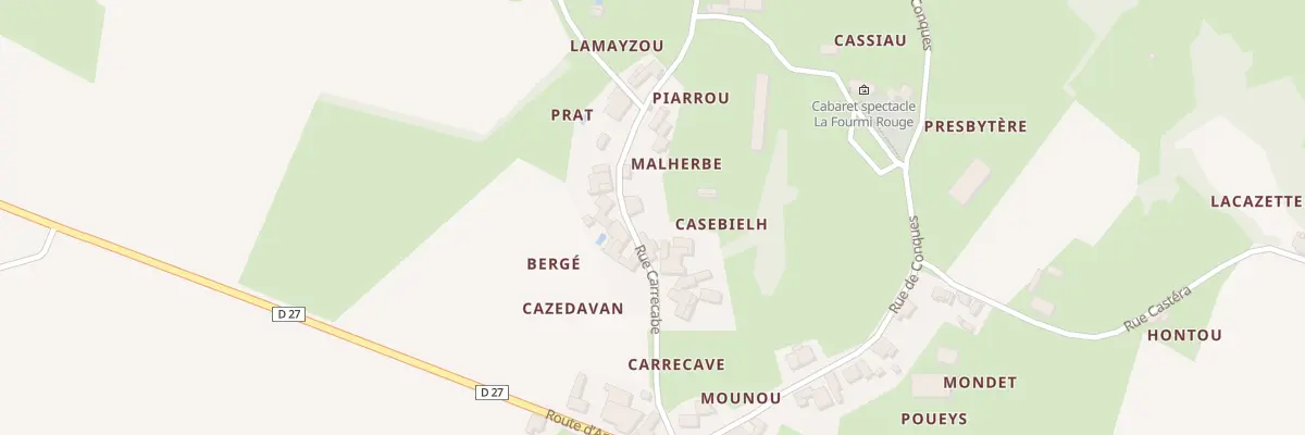 Plan du 5036 Village à Laàs