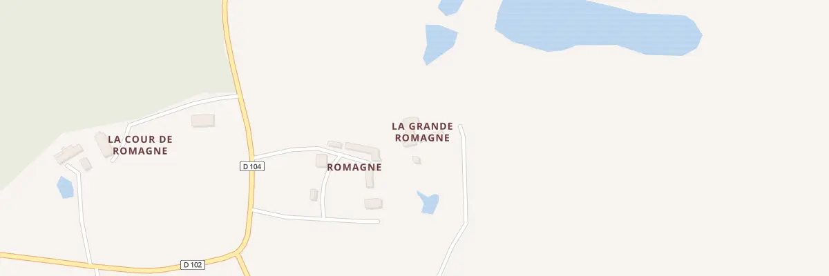 Plan du 5289 La Romagne à Saint-Augustin-des-Bois