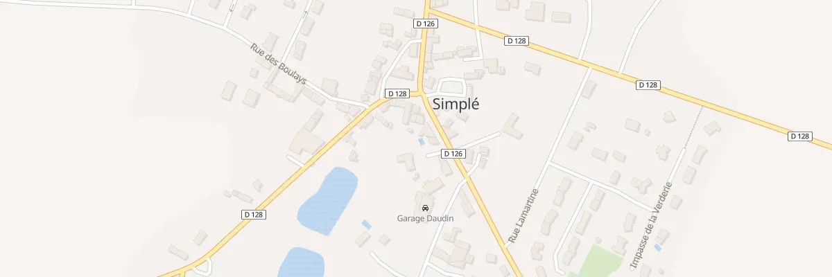 Plan du 6 Rue Bonne Rencontre à Simplé